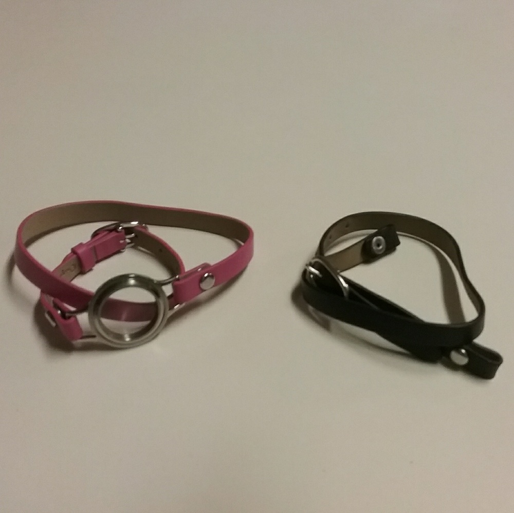 Origami Owl Leather Wrap Bracelets